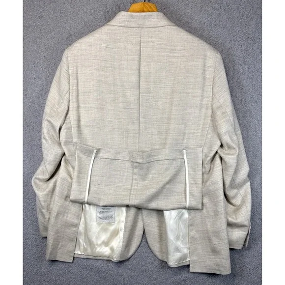 Jack Victor Loro Piana Jersey Blazer Mens Size 44 S Comfortwear Wool Linen Silk Sport Coats & Blazers